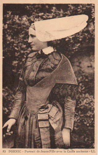 Carte postale pornic portrait - carte,