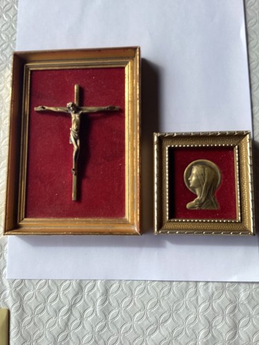 Cadre avec bronze jésus - 2, ,jésus