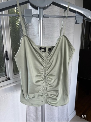 Aritzia sage green ruched - green,