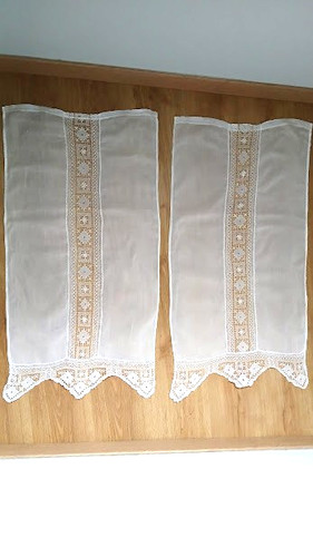 Rideaux anciens voile - 2,