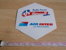 Autocollant RADIO FRANCE HÉRAULT - AIR INTER