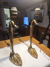 Paire Lampe Bronze Charles Ranc