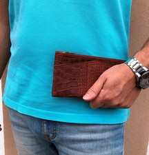 Portefeuille homme cuir fait