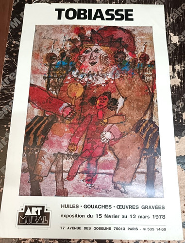 Affiche peinture exposition - peinture,