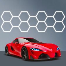 Lampe de garage hexagonale à LED 11 grilles nid d'abeille pour atelier garage