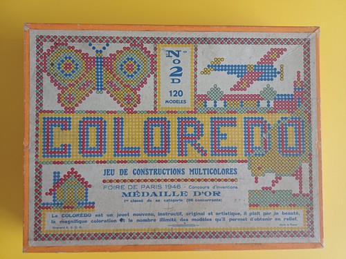 Jouet ancien boîte - , coloredo
