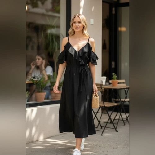 Top shop black - long, sleeve
