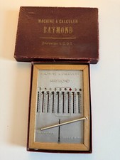 ?‍⬛ Ancienne machine à calculer dans sa boite  RAYMOND