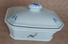 TERRINE  A FOIE GRAS  PORCELAINE . Fabrication Anne Ehret à Ranrupt