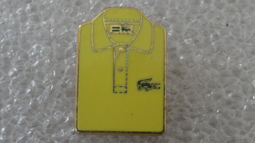 Pin polo lacoste jaune - ,
