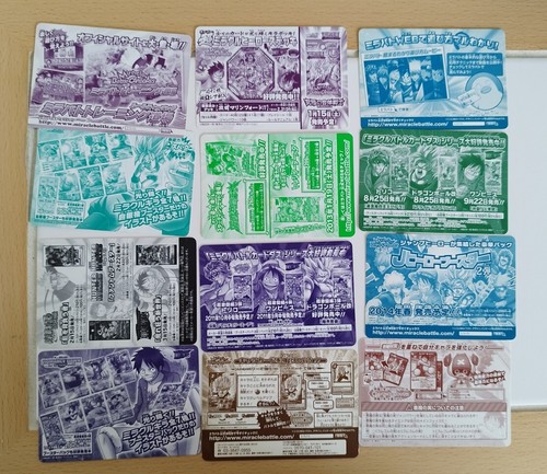 Lot cartes pub checklist - 12,