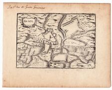 Gravure XVIIe Guise Aisne