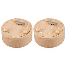 2X BoîTe À Musique Ronde
