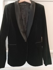 Blazer femme en velours zara