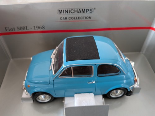Fiat 500l 1968 bleu - 1,