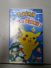 CASSETTE VIDEO VHS DESSIN ANIME POKEMON LE NOEL DE PIKACHU