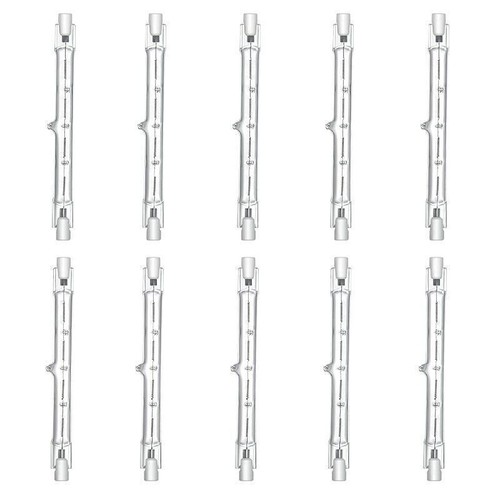 10x ampoules halogènes r7s - 10x,
