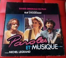 Paroles Et Musique/ Bande Originale Du Film/33 tours