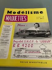 Revue MODELISME "Train, bateau , Avion, Architecture ..ANNÉE 1956