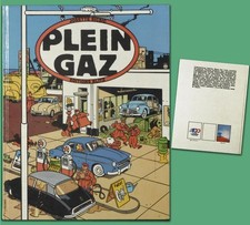 Plein Gaz - 100 ans d’automobiles française dans la BD, Ed. Blitz 1984, J. Sicsi
