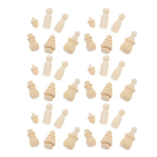 Diy unfinished wood doll beige - diy,
