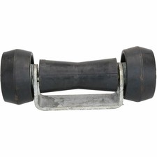 Support combiné rouleau en V et rouleau latéral pour remorque dériveur...