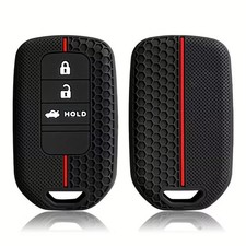 Housse Clé Silicone Honda Civic CRV HRV Jazz Accord Odyssey Insight 3 Touches