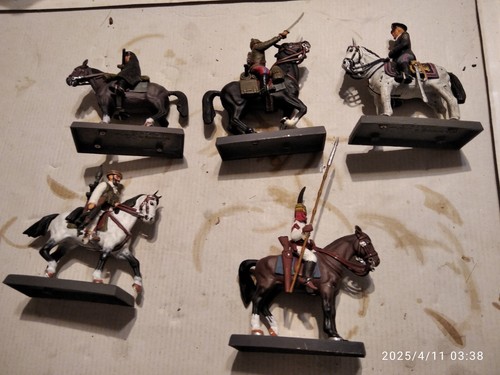 Lot soldats cheval - soldats, plomb