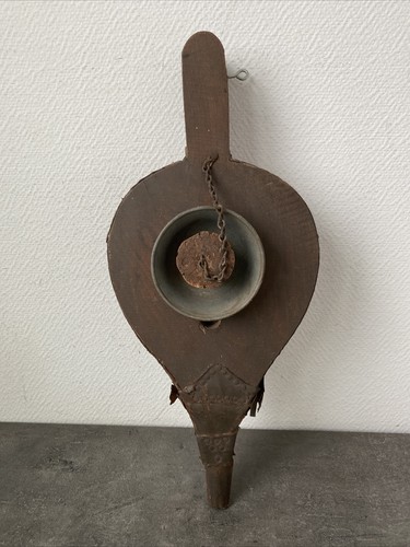 Ancien soufflet bois metal - bois,