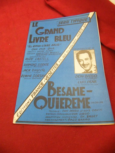 Partition grand livre bleu - "partition,