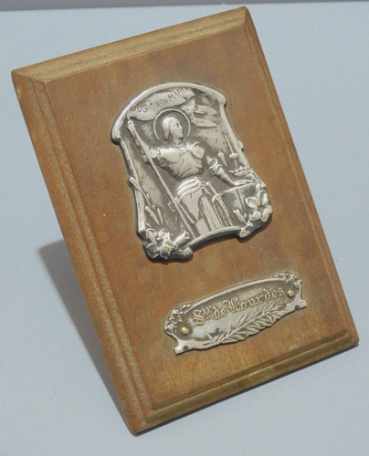 Souvenir lourdes plaque - -souvenir, de