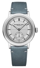 RAYMOND WEIL Millesime Automatique Argent Cadran Montre Cuir Homme