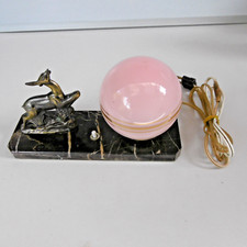 ancienne lampe de chevet biche