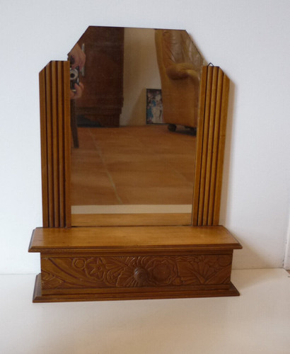 Coiffeuse bois époque art - coiffeuse, en