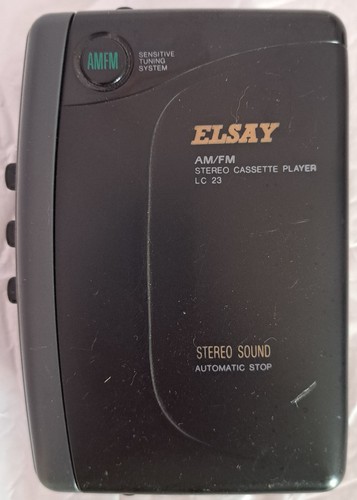 Walkman radio cassette elsay - walkman,