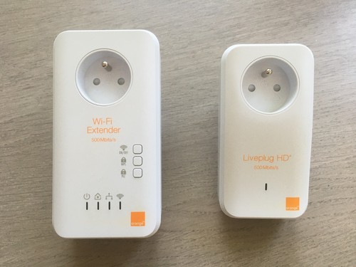 Orange extender 500 mbps - extender,
