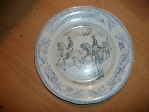 Assiette creil montereau - ,