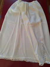 JUPON/ SOUS ROBE VINTAGE 50/60, POLYAMIDE, DENTELLES,  TAILLE M