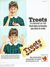 PUBLICITE ADVERTISING 016  1965 TREETS   cacahuètes au chocolat