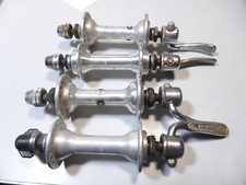 4 vintage axe moyeux maillard sachs shimano front axle