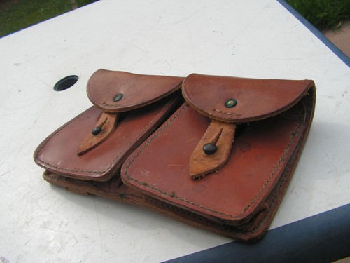 Cartouchiere cuir guerre - cuir,