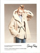 PUBLICITE advertising 2011 SPRUNG FRERES fourrure