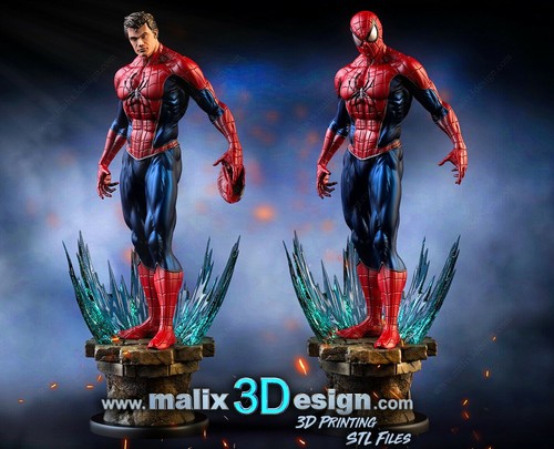 Spider man figurine impression