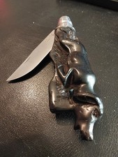  Unique : couteau N°9 Chien Ébène 