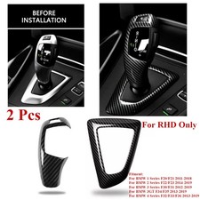 2x pour BMW Fibre de Carbone Look Cover RHD ABS Panneau Pommeau de Vitesse F20 F30 F22 F32