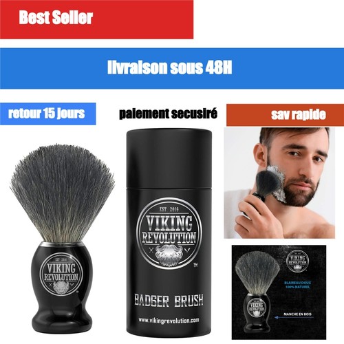 Blaireau rasage viking - blaireau,