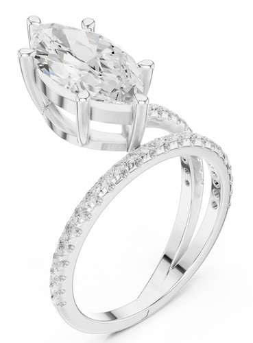 Bague certifiée marquise 3 - certifiée,