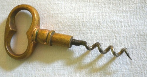 Ancien tire bouchon bronze - ancien,