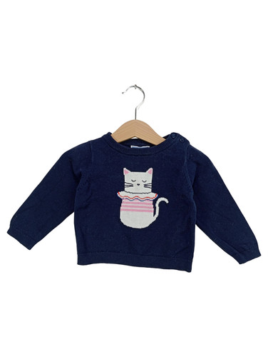 Jacadi pull enfant bleu chat - jacadi,