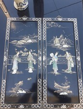 Ancien panneau chinois bois